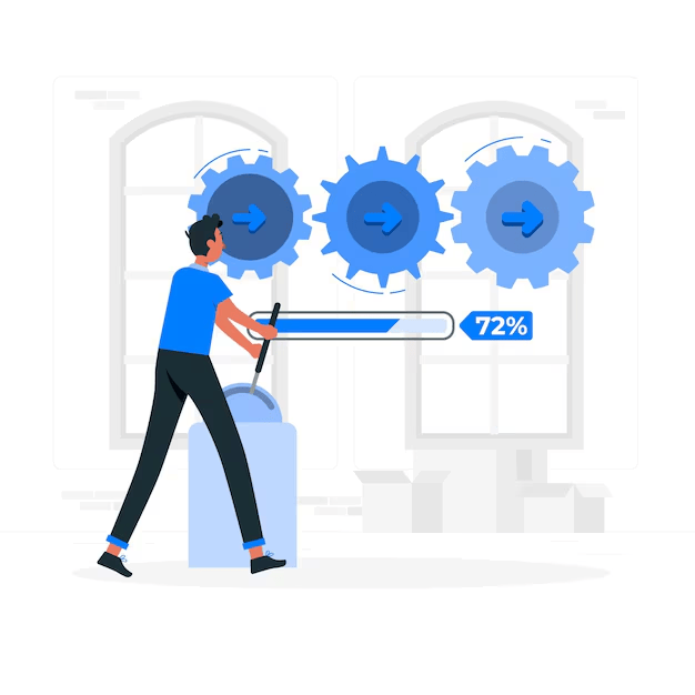 How it works process illustration
